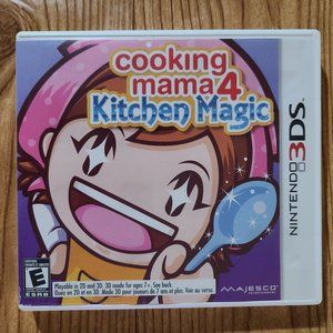 Cooking Mama 4 Kitchen Magic Nintendo 3DS game (NO MANUAL)